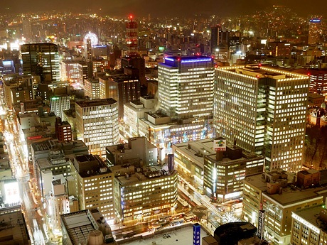 札幌の夜景