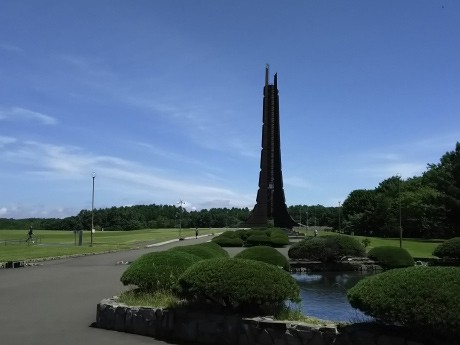 札幌市厚別区の北海道百年記念塔